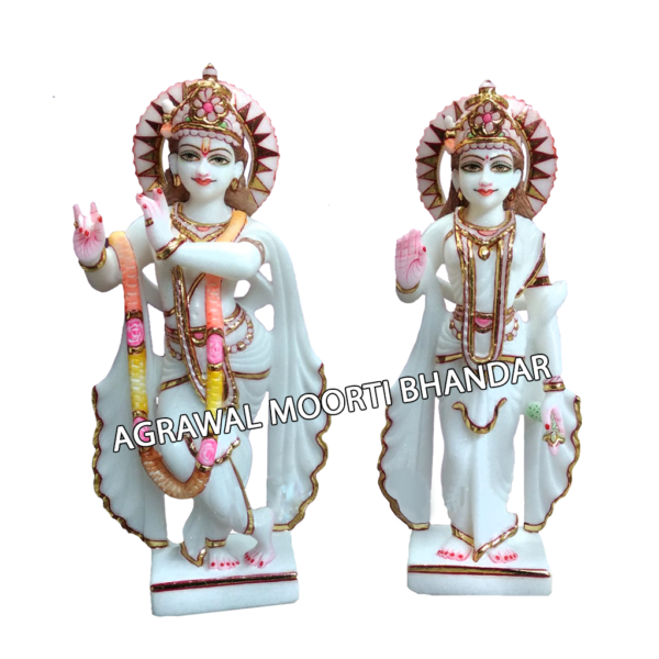 Marble Radha Krishna Moorti