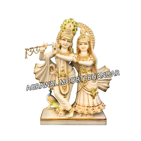 Marble moorti of Radha Krishna