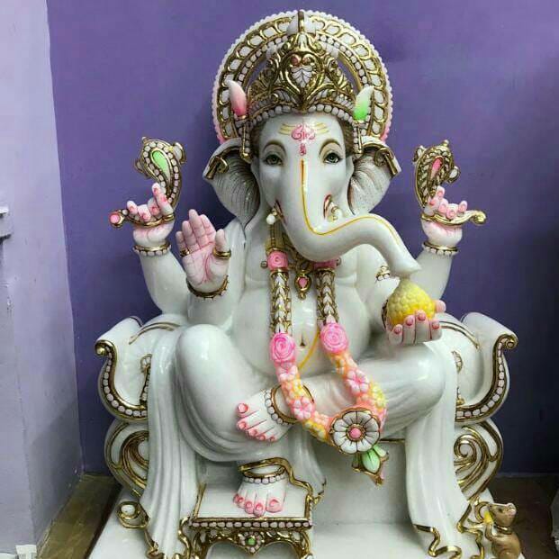 Lord Ganesh Marble Statue