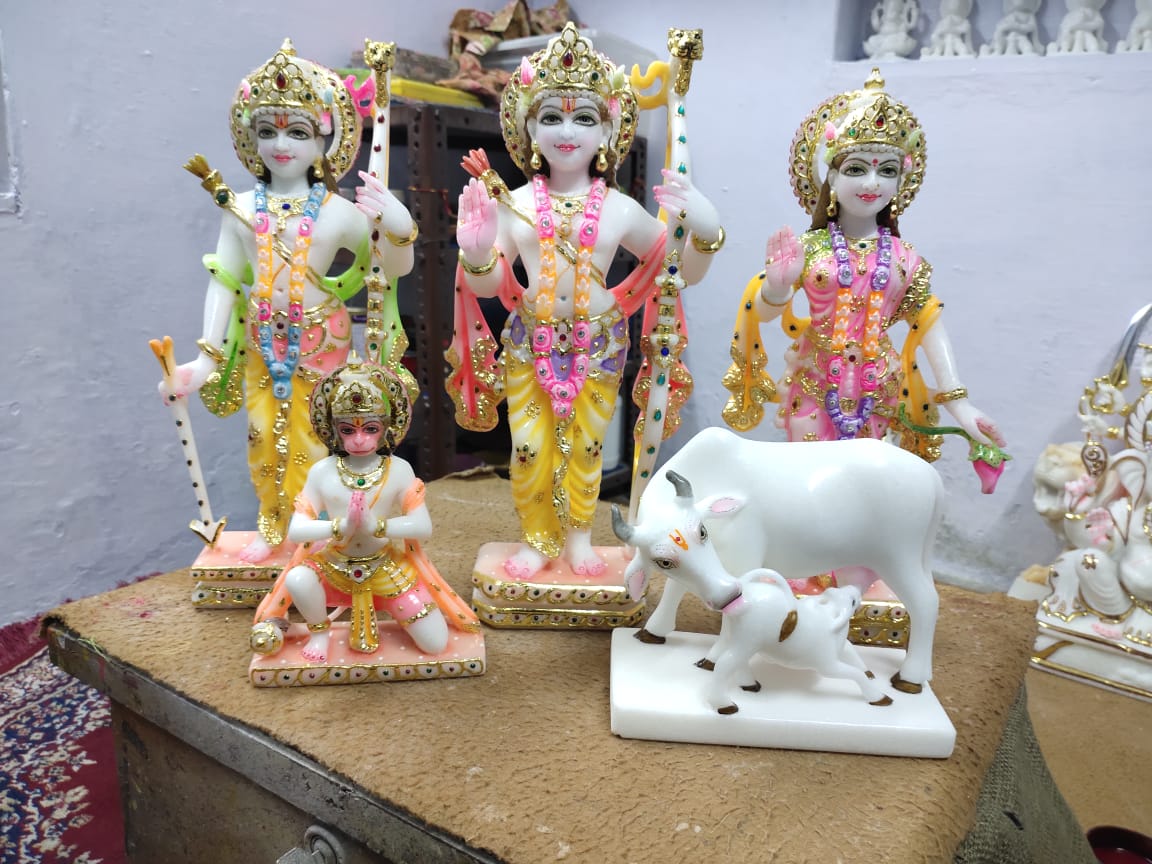 RAM SITA LAKSHMAN HANUMAN Marble Statue Manufacturer Supplier