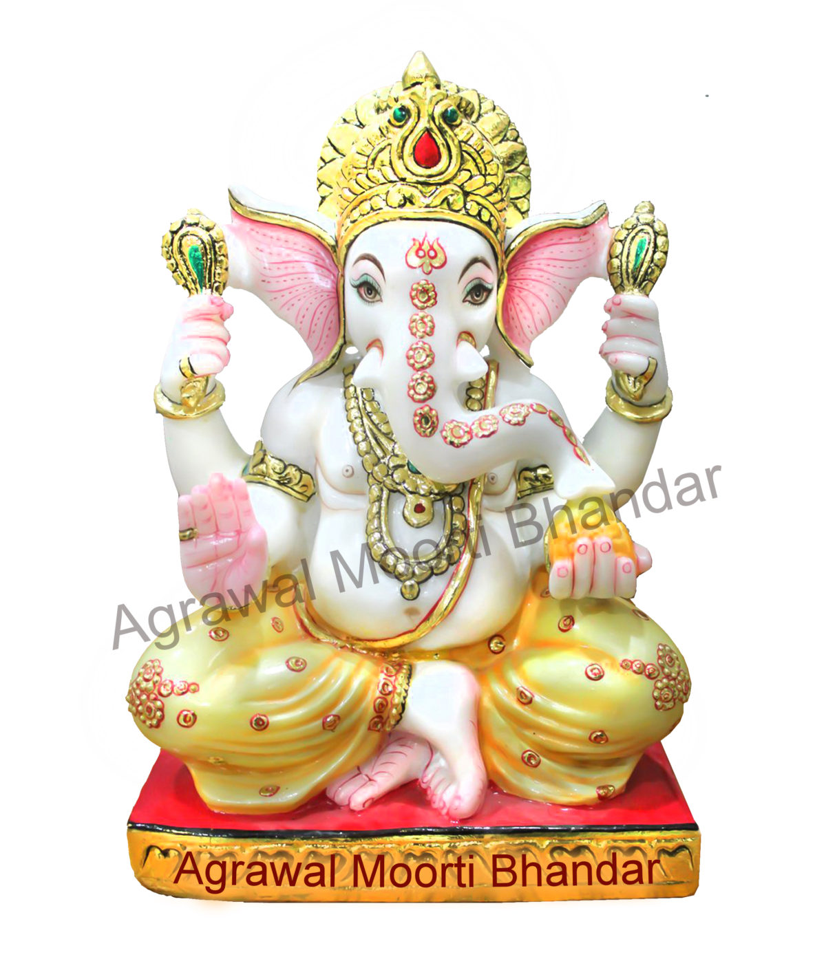 Polished Marble Ganesh Moorti (Statues)