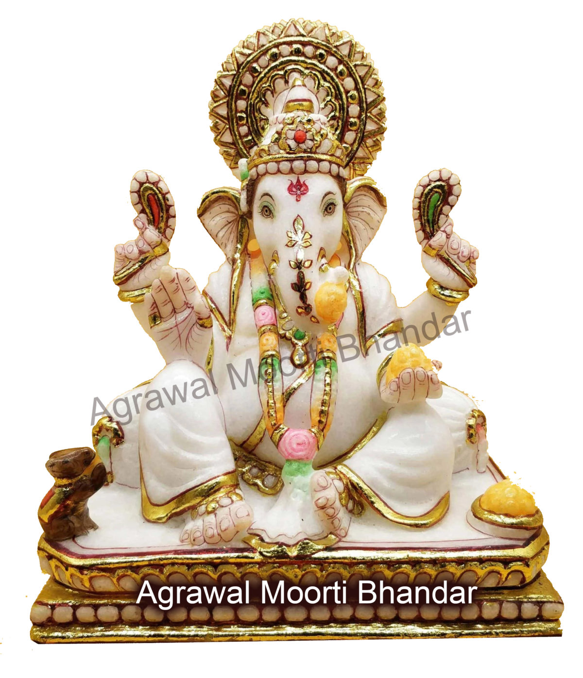 Beautiful Ganesh Marble Statues