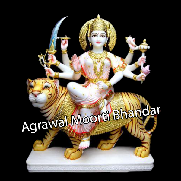 Maa Durga Marble Idols